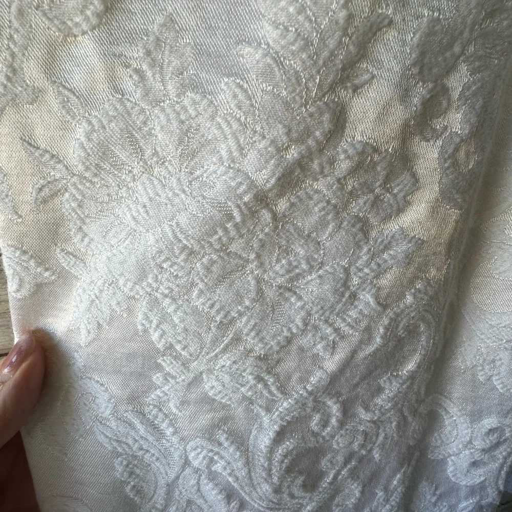 Vintage Jessica McClintock Cream Lace Kids Dress